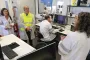 PORTUGUESE MINISTER OF THE ECONOMY AND THE SEA visiting ASCENZA'S FACTORY. In the image the minister António Costa Silva visiting a laboratory