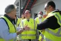 PORTUGUESE MINISTER OF THE ECONOMY AND THE SEA visiting ASCENZA'S FACTORY. In the image the minister António Costa Silva, along João Martins, ASCENZA's COO, and José Neves, Industrial director
